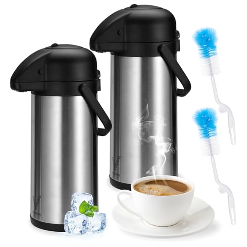 Airpot Coffee Dispenser with Pump (2 Count)