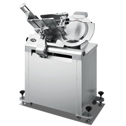 MS 14A 2550W Floor Model 110V Commercial Automatic Electric Meat Slicer with Stainless Steel Blade