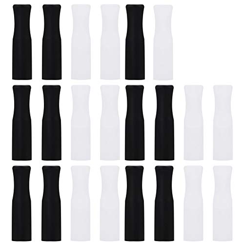 22 Pcs Food Grade Silicone Straw Tips Covers for 6 MM OD Metal Straw