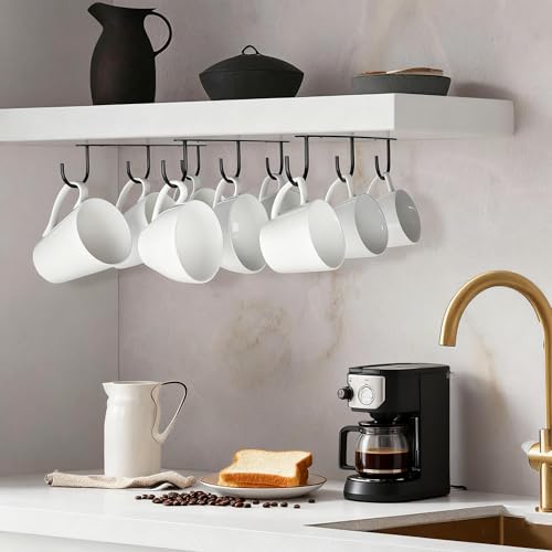 3pcs Under Cabinet Mug Hooks