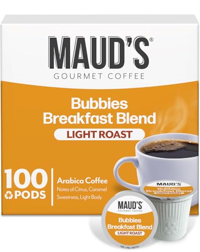 Breakfast Blend Light Roast Coffee Pods (100 Count)