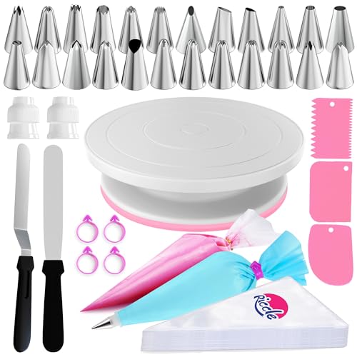 88 pc Cake Decorating Kit & Cake Turntable (88 Count)