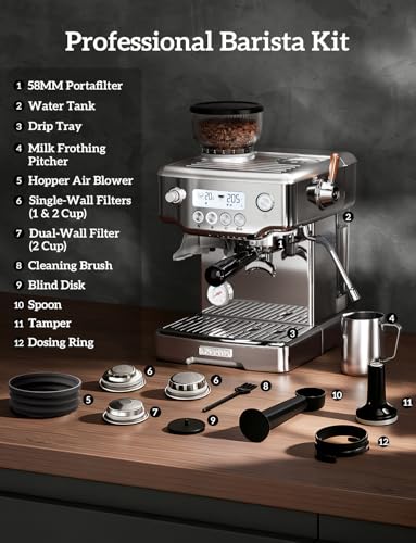 Smallest 58MM Espresso Machine with Grinder