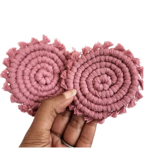 Cotton Car Coasters for Cup Holders (2 Count)