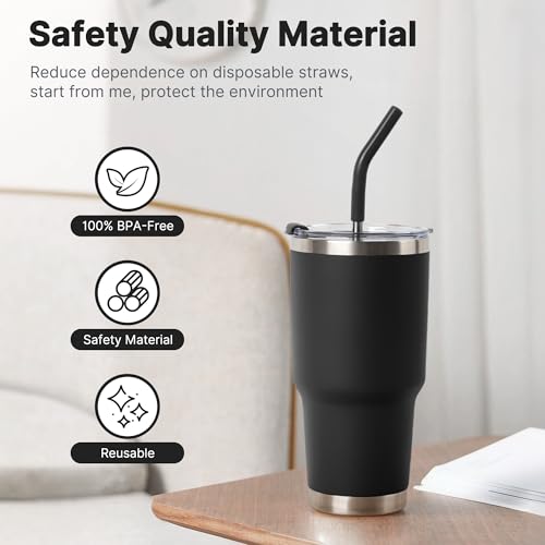 Metal Straws for 30 oz Yeti Tumbler