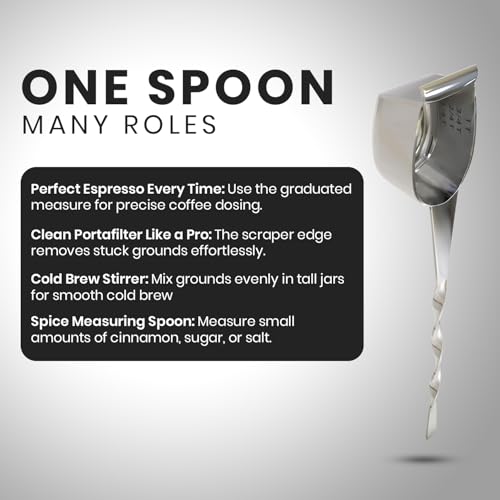 Twist Coffee Spoon Stainless Steel Long Handle Espresso Scoop