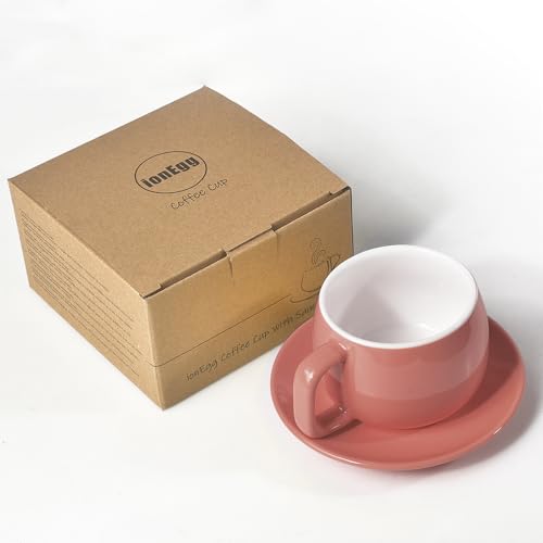 Porcelain Coffee Cup with Saucer 270ml (9.99 Count)