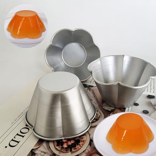 Flower Pudding Baking Mold (6 Count)
