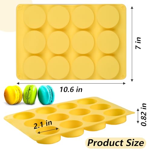 Round Chocolate Cookie Silicone Molds