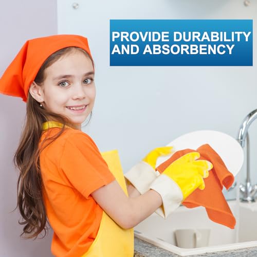100 Pack 12'' x 12'' Microfiber Cleaning Cloths Reusable Cleaning Rags Bulk Microfiber Towels Softer Highly Absorbent Washcloths for House Kitchen Car Window