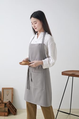 Cotton Linen Apron for Women