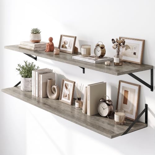 Wall Mounted Floating Shelves Set of 2 (2 Count)