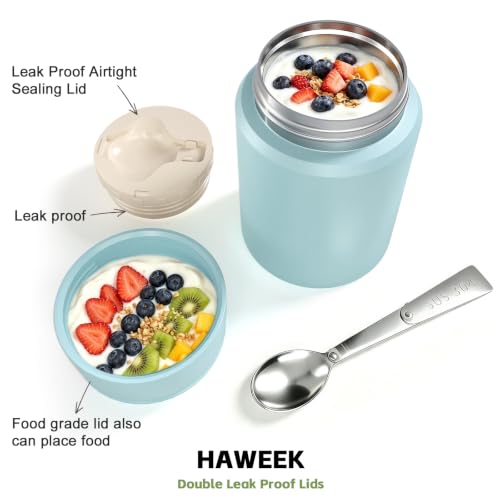 16oz Insulated Food Jar with Spoon