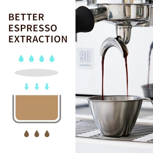 55mm Espresso Paper Filters for 58mm Portafilter Baskets (100 Count)