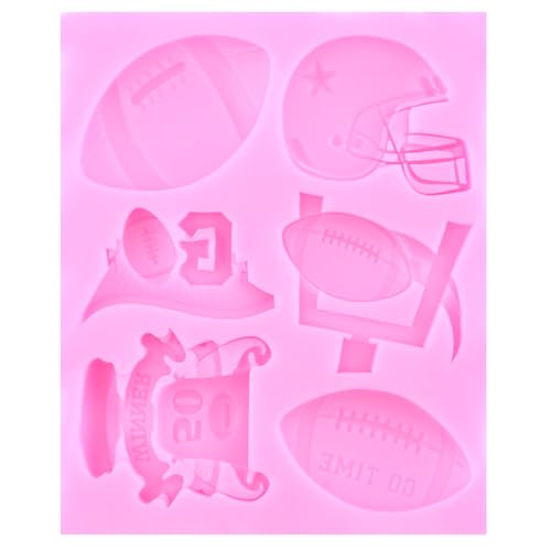 Football Fondant Mold Sports Theme Silicone Molds Set Of 3