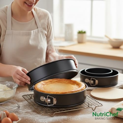 3 Piece Nonstick Springform Pan Set
