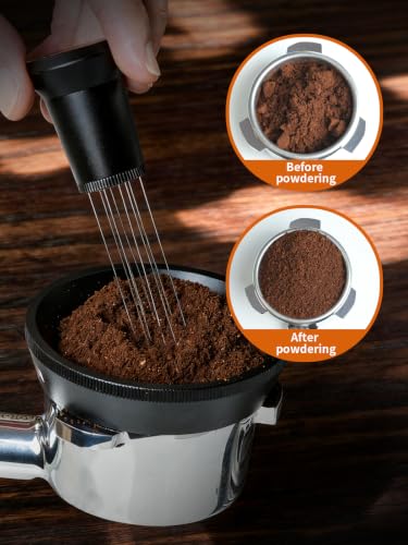 WDT Tool Espresso Distribution Tool with 10*0.25mm Stainless Steel Needles