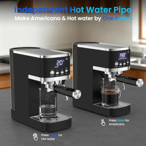 Espresso Machine with Adjustable Extraction Temperature