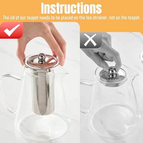 Teapot with Infuser (44 Fl Oz)