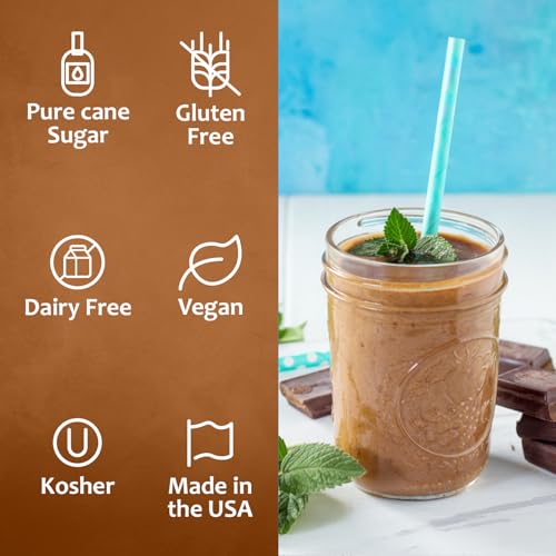 Coffee Syrup Chocolate Mint Flavored Syrup for Drinks (25.4 Fl Oz)