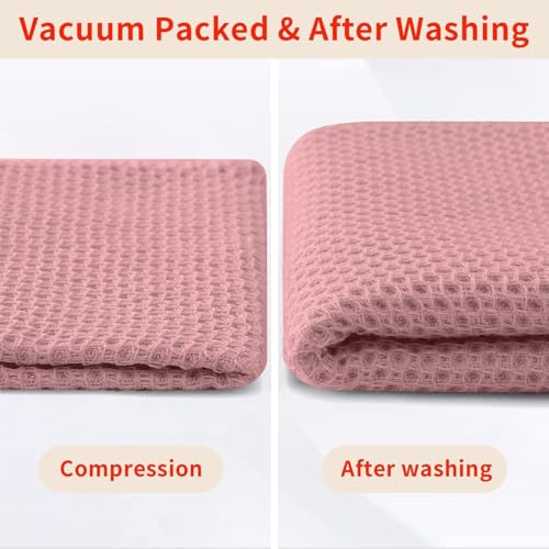 100% Cotton Waffle Weave Kitchen Dish Cloths 18 (18 Count)