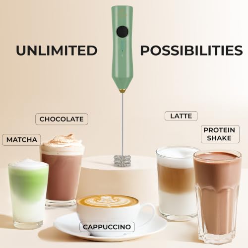 Rechargeable Milk Frother Handheld