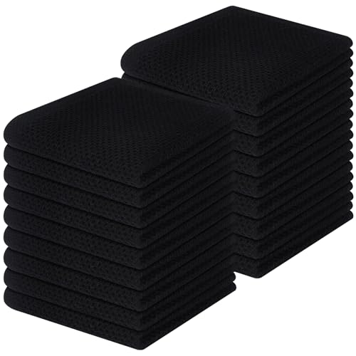 100% Cotton Waffle Weave Kitchen Dish Cloths 18 (8 Count)