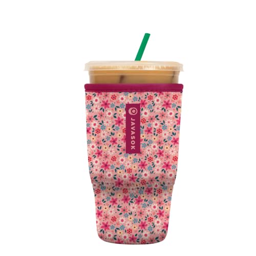JavaSok Iced Coffee & Cold Soda Insulated Neoprene Cup Sleeve