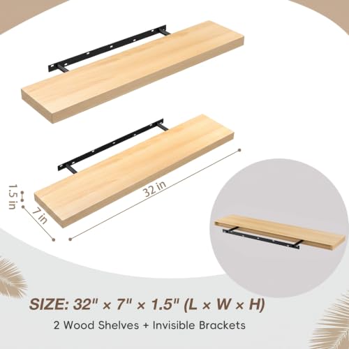 Floating Wall Shelves (2 Count)