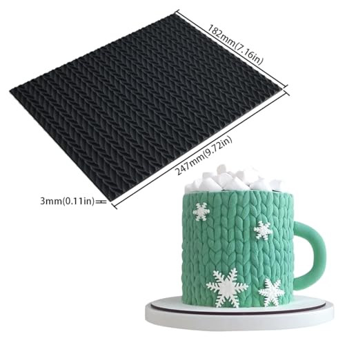 Silicone Lace Cake Molds Reusable Fondant Embossing Mats for Cake Decorating
