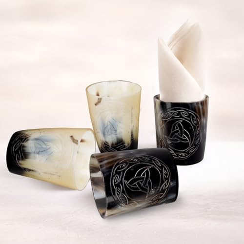 Viking Horn Shot Glasses Set of 4 (4 Count)