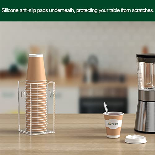 Disposable Coffee Cup Dispenser with Handles
