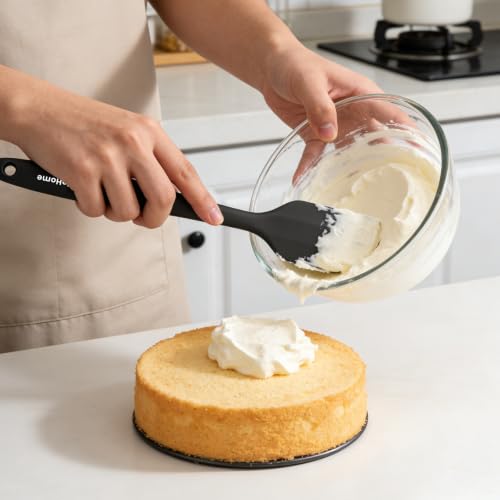 6 Pieces Silicone Spatula Set with Silicone Brush (6 Count)
