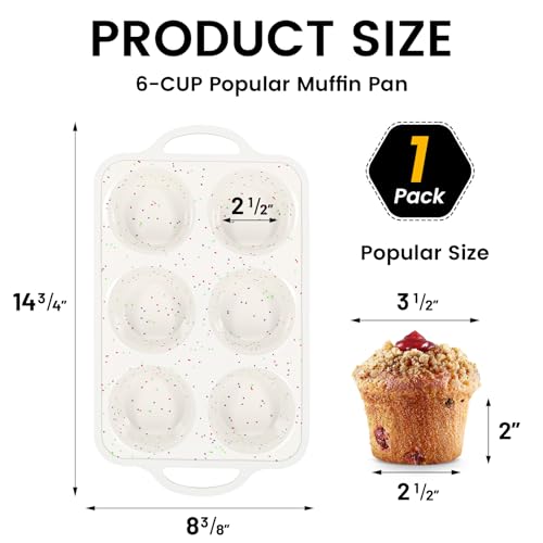 Jumbo Muffin Pan with Metal Reinforced Frame