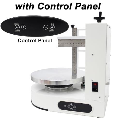 Cake Frosting & Smoothing Machine Stainless Steel Scraper 110V
