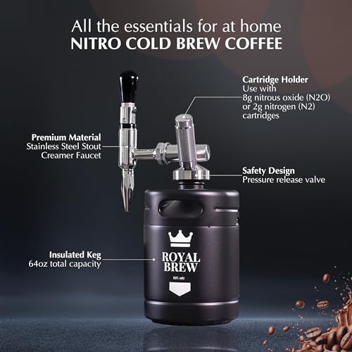 The Original Royal Brew Nitro Cold Brew Coffee Maker