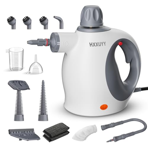 Multi Surface Handheld Pressurized Steam Cleaner with 13 PCS Accessory (13 Count)