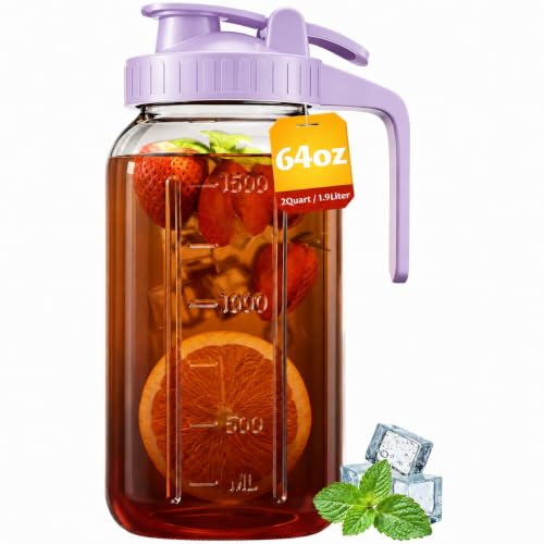 64oz Mason Jar Pitcher