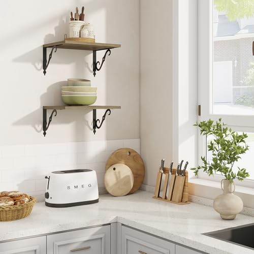 12 Inch Deep Floating Shelves for Wall (2 Count)