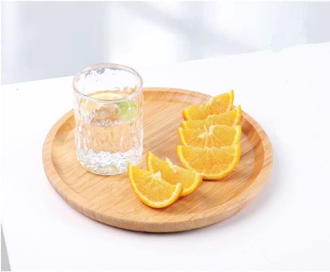 Round Bamboo Tray