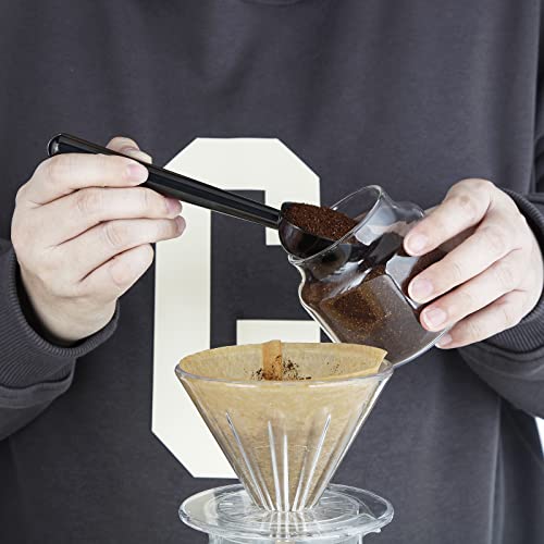 Stainless Steel Long Hollow Handle Coffee Scoop