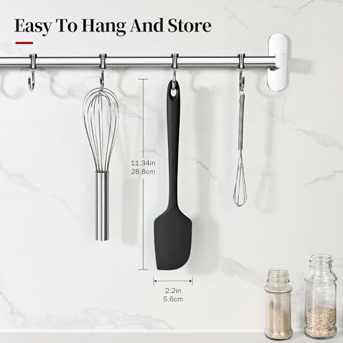 600ºF Heat Resistant Large Silicone Spatula for Baking