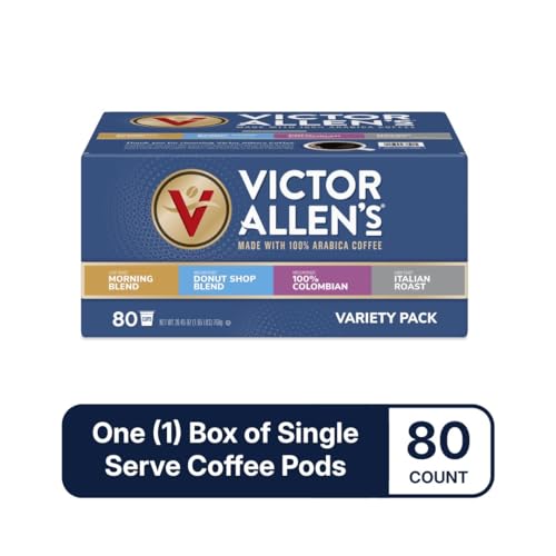 Victor Allen's 80 Count Single Serve Cup Variety Pack of Morning Blend