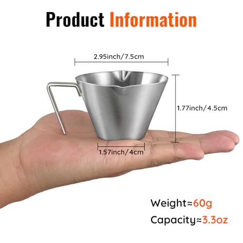 Stainless Steel Espresso Shot Cup