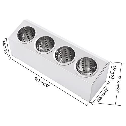 Stainless Steel Flatware Utensil Holder