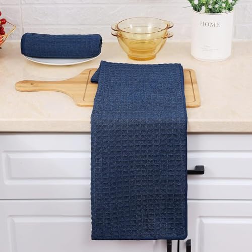 Microfiber Waffle Weave Kitchen Towels Set (8 Count)