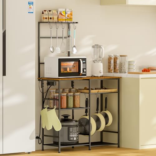 Bakers Rack with Power Outlet
