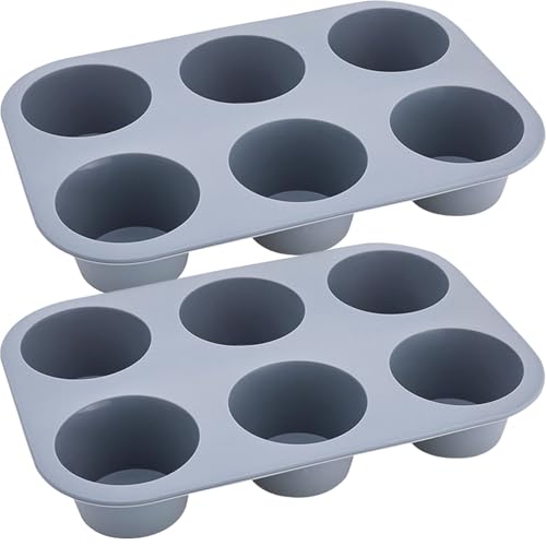 6 Cups Silicone Mini Muffin Pan Set