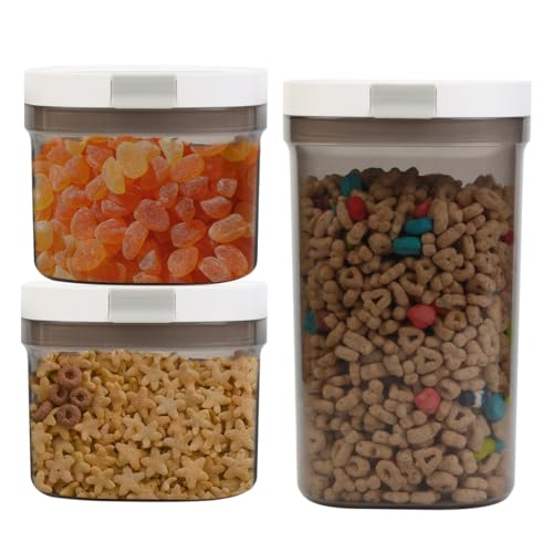 3 Piece Airtight Kitchen Storage Canisters Set (3 Count)