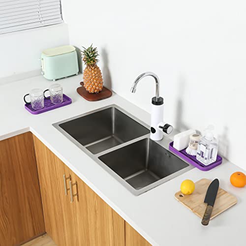 Silicone Kitchen Sink Organizer Tray for Multiple Usage